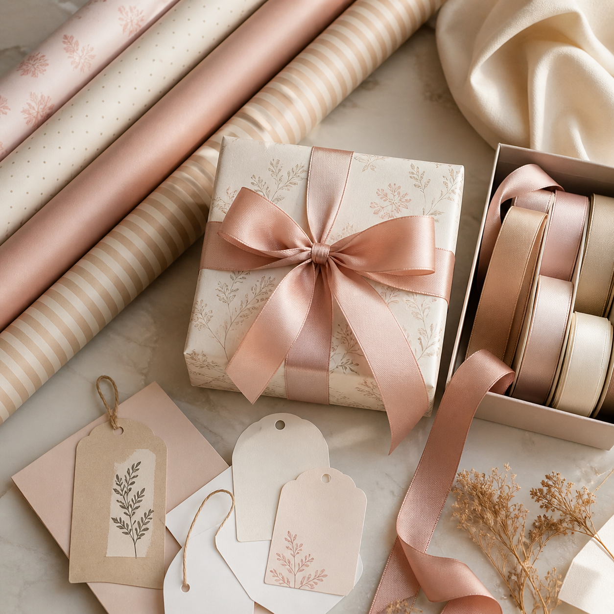 Ribbon Gift Wrap Set